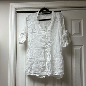 CP Shades White Button-Down Shirt